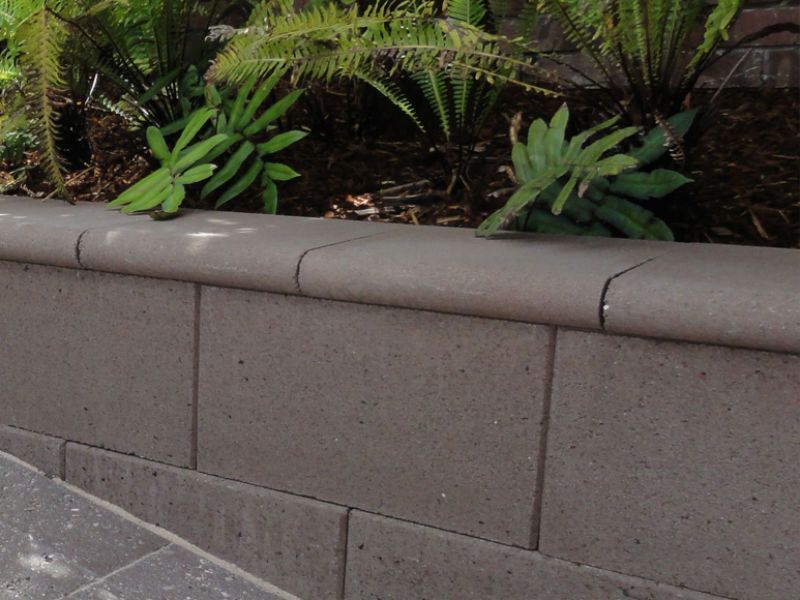 Island Block Paving Retaining Wall Capping Bullnose And Square Edge