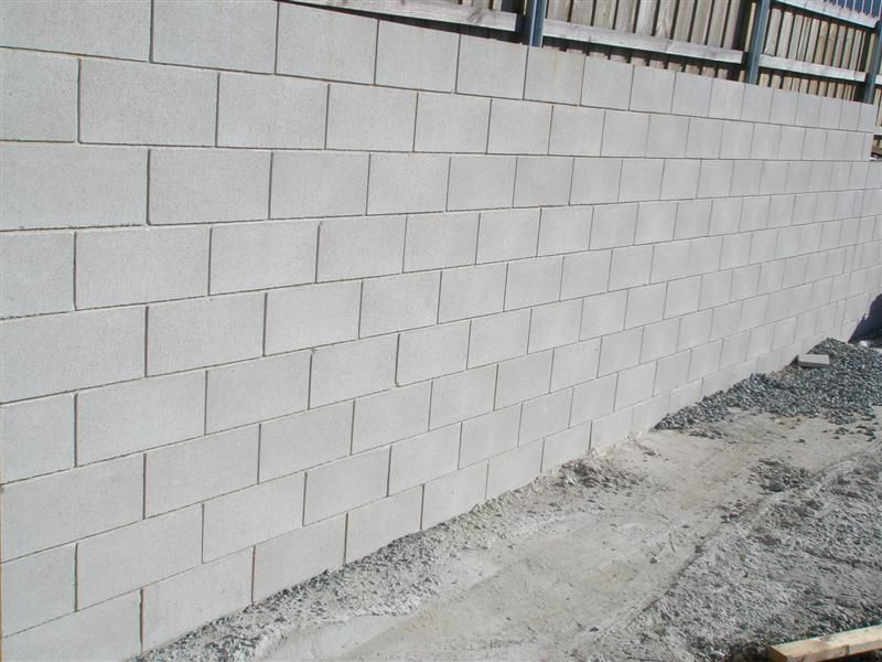Reinforced Concrete Block Walls Island Paving - Cement Block Wall Design