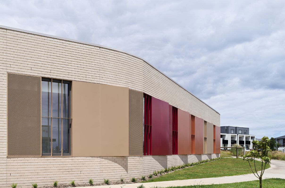St Germain Childcare Centre with Mist ECO White Bricks